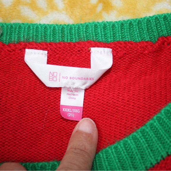 Plus Size women’s To cute to be naughty Holiday Sweater - Picture 6 of 6